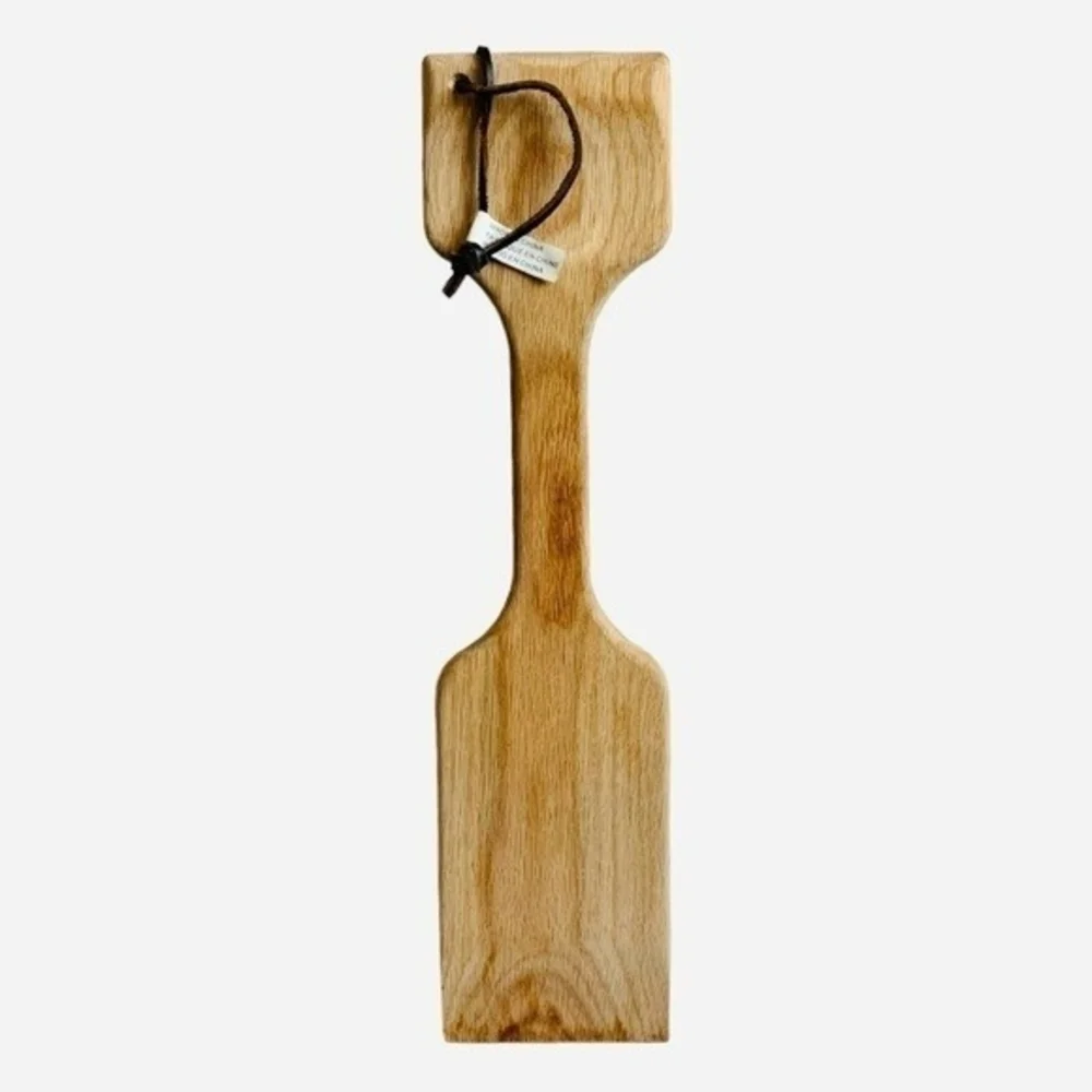 Wood BBQ Scrape Paddle Ultimate Cleaning Grill Scraper Barbecue Cleaning Scrape